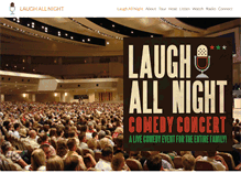 Tablet Screenshot of laughallnight.com